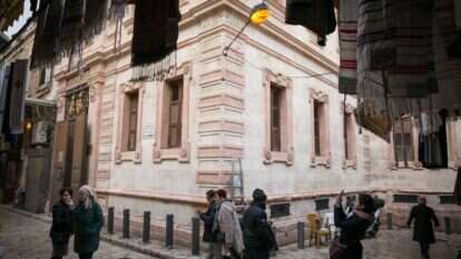 חצר אלכסנדר בעיר העתיקה בירושלים. | אוליבייה פיטוסי, פלאש 90