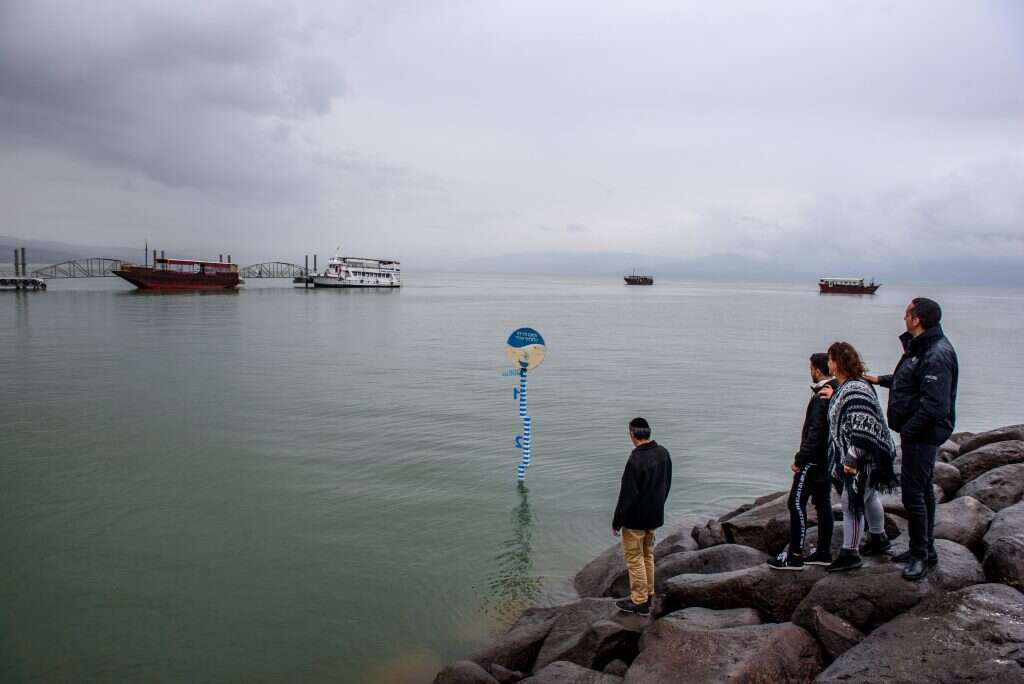 מד המים בכנרת. | אייל מרגולין, ג'יני מד המים בכנרת. | אייל מרגולין, ג'יני