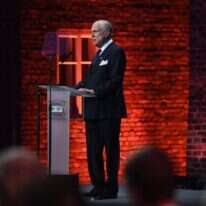 נשיא הקונגרס היהודי העולמי רונאלד לאודר. | שחר עזרן