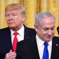 נתניהו וטראמפ בבית הלבן | AFP נתניהו וטראמפ בבית הלבן | AFP