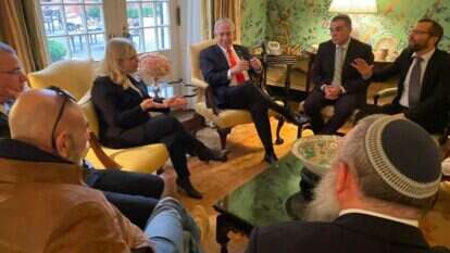 ראשי מועצת יש"ע נפגשים עם נתניהו בושינגטון. | דוברות מועצת גוש עציון