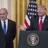 דונלד טראמפ ובנימין נתניהו. | AFP דונלד טראמפ ובנימין נתניהו. | AFP