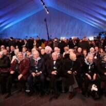 טקס הזיכרון באושוויץ לציון יום השואה הבינלאומי, 2020. | EPA