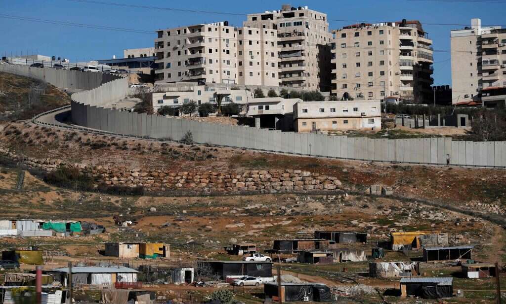 גדר ההפרדה בשועפט. | AFP