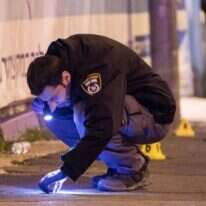 זירת פיגוע הדריסה נגד כוחות גולני. | EPA