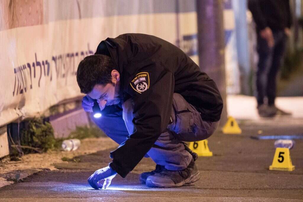 זירת פיגוע הדריסה נגד כוחות גולני. | EPA זירת פיגוע הדריסה נגד כוחות גולני. | EPA