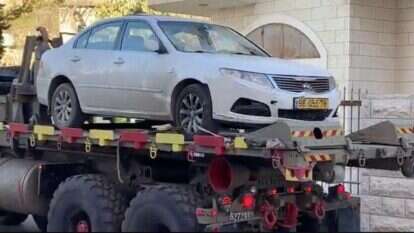 רכבו של המחבל שביצע את פיגוע הדריסה בירושלים