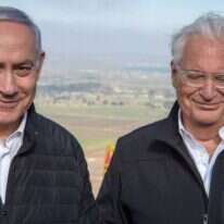 השגריר פרידמן ורה"מ נתניהו בסיור ברמת הגולן. מרץ 2019. | גיל אליהו