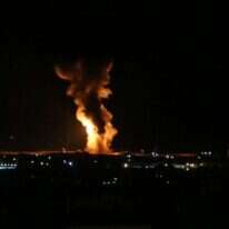 תקיפה ישראלית ברצועת עזה. | AFP