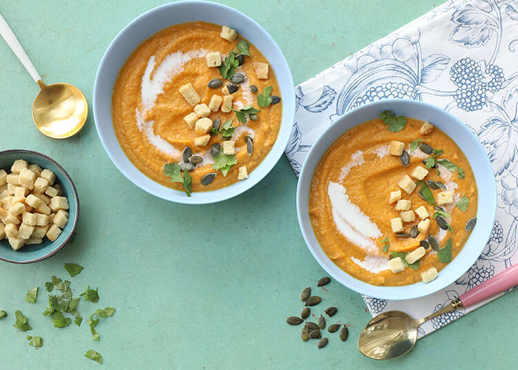 מרק גזר קרמי עם מרכיב מפתיע. | אפרת ליכטנשטט