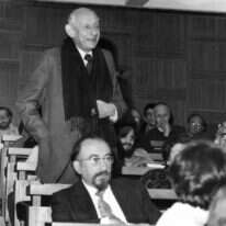 אישיות סוערת, רחוקה מהדימוי של החוקר הספון במגדל השן. גרשם שלום. | ורנר בראון, באדיבות ה אוניברסיטה העברית בירושלים