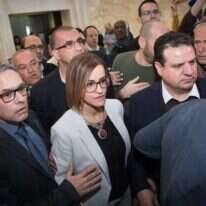 יזבק ועודה בבית המשפט העליון. | יונתן זינדל, פלאש 90