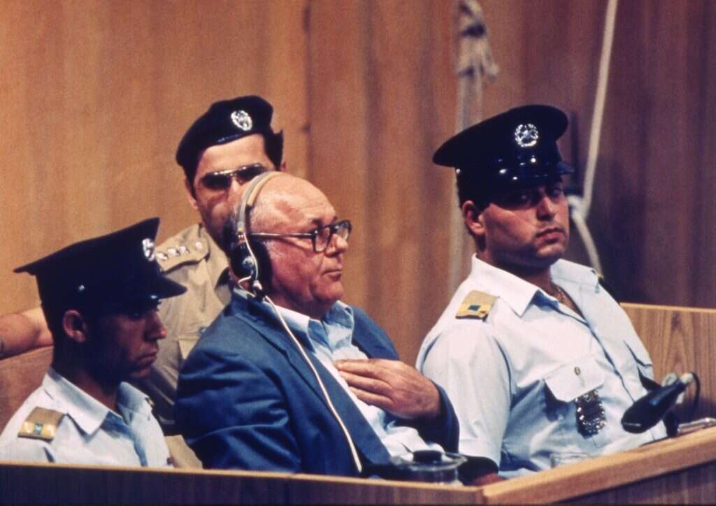 הסגרה לאחר שלושה עשורים בארה"ב. ג'ון דמיאניוק במשפטו בישראל, 1988. | AP