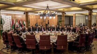 כינוס הליגה הערבית לפני שבועיים. | AFP