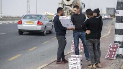 סמיר ועודאי מקלנסווה עם כתבנו. | שריה דיאמנט