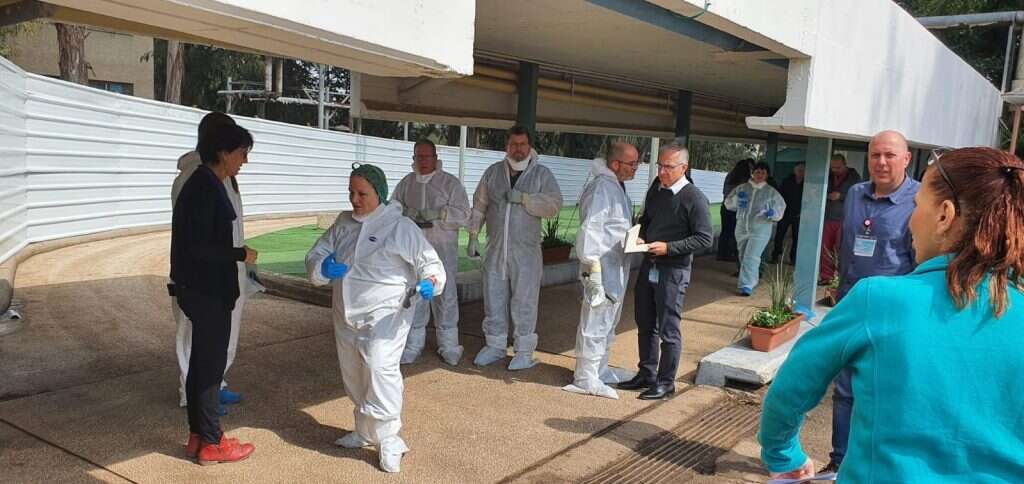 ההכנות באתר הקליטה. | יאיר קראוס