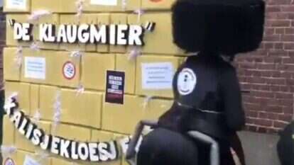 אנטישמיות בפסטיבל בבלגיה. | מסך מתוך הטוויטר של Raphael Ahren