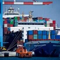 ספינת ייצוא בנמל אשדוד. | משה שי, פלאש 90