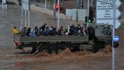 שיטפונות בנהריה. | סוכנות ג'יני