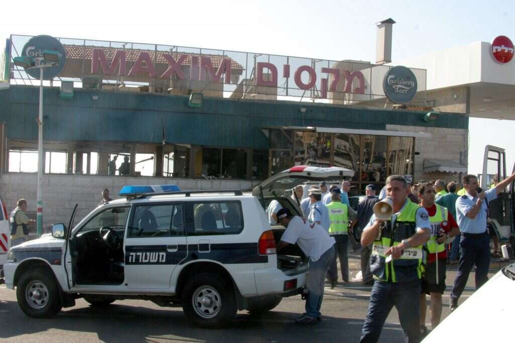 הפיגוע במסעדת מקסים בחיפה. | אלכס רוזקובסקי, פלאש 90