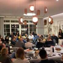 איילת שקד בחוג בית בסביון. | אריאל שנבל