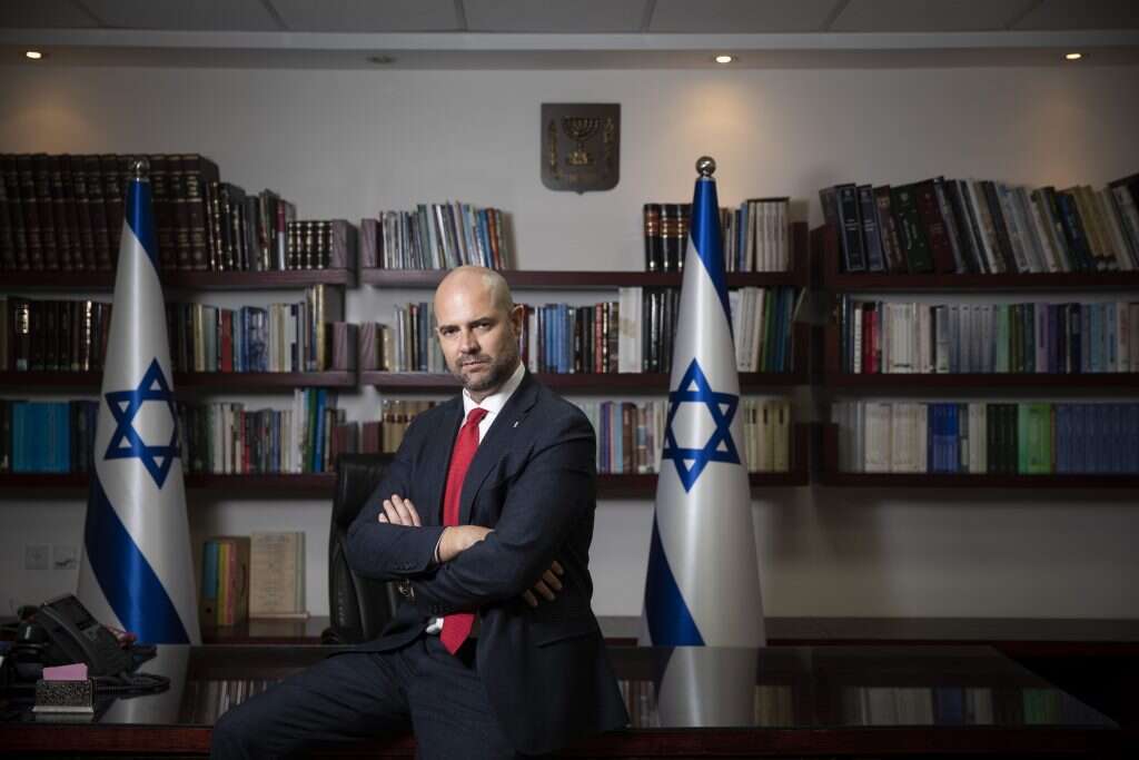 שקל למנות את רוטמן למנכ"ל המשרד. שר המשפטים אמיר אוחנה. | הדס פרוש, פלאש 90