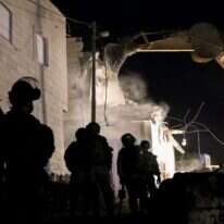 הריסת בית המחבל שרצח את דביר שורק ז"ל. | וויסאם השלמון, פלאש 90 הריסת בית המחבל שרצח את דביר שורק ז"ל. | וויסאם השלמון, פלאש 90