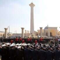 הלוויתו של מובארכ. | EPA