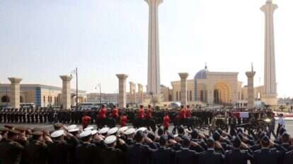 הלוויתו של מובארכ. | EPA