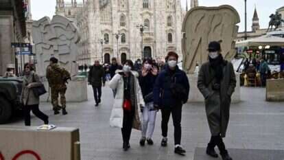מילאנו, שבוע שעבר. | AFP מילאנו, שבוע שעבר. | AFP