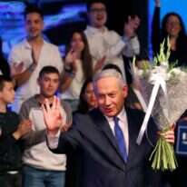 ראש הממשלה בנימין נתניהו בכנס בחירות. | AFP