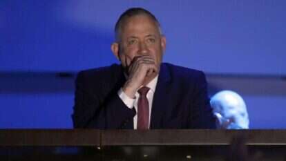 בני גנץ. | EPA