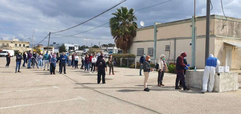 תור בקלפי ייעודית למבודדים