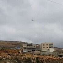 מסוקי צה"ל מעל מג'דל שמס. | TPS