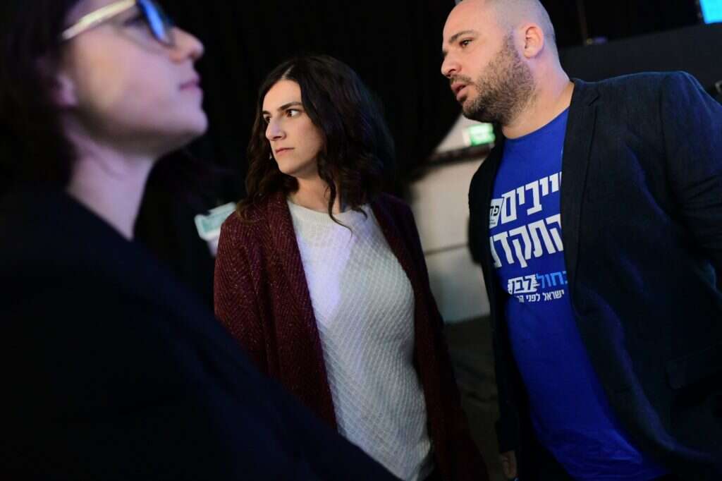 מטה כחול לבן. | תומר נויברג, פלאש 90