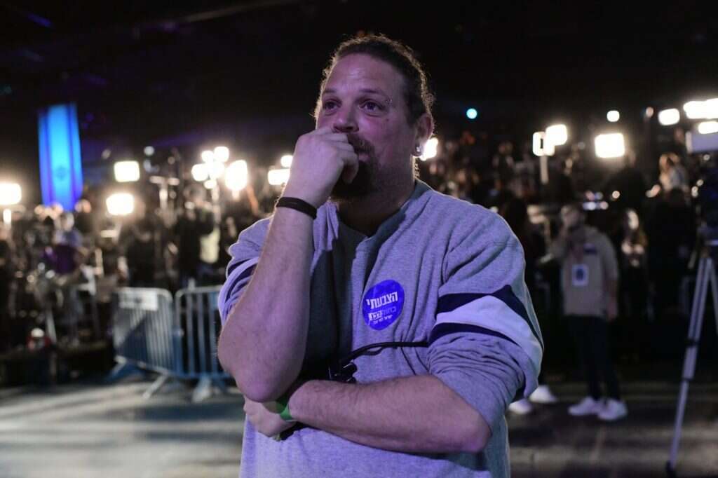 מטה כחול לבן. | תומר נויברג, פלאש 90