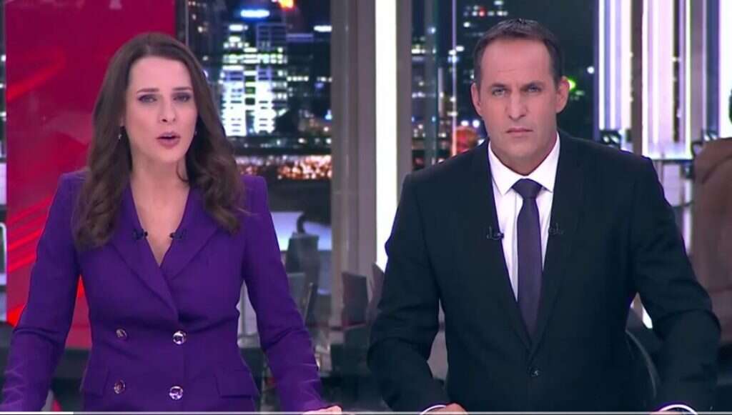 תמר איש שלום ואודי סגל. | מסך: חדשות ערוץ 13