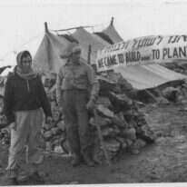 העלייה לביריה ב- 1946. | באדיבות מרים מלכה, ארכיון מצודת ביריה