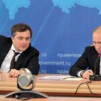 פוטין וסורקוב, 2012. | AFP