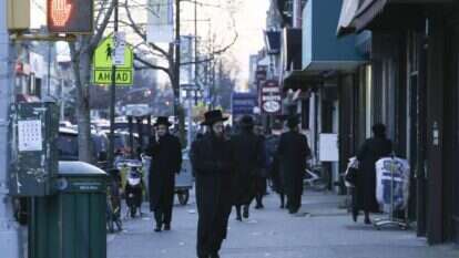 יהודים חרדים בניו־יורק. למצולמים אין קשר לכתבה. | נתי שוחט, פלאש 90