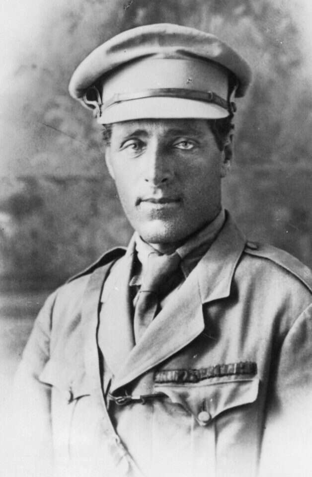 טרומפלדור. | באדיבות הארכיון הציוני המרכזי, ההסתדרות הציונית העולמית