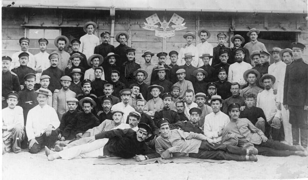 חלמו על מושבה בארץ ושלחו מכתבים לקונגרס הציוני. "אגודת בני ציון השבויים ביפן". | באדיבות הארכיון הציוני המרכזי, ההסתדרות הציונית העולמית