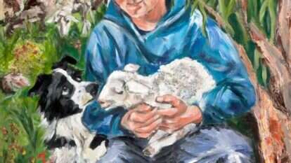 סיפור המותיר חותם עמוק על התיישבות דתית לאומית צעירה שטרם זכתה לתיאור ספרותי רחב ומעמיק דיו. אלישבע אלן הורוביץ, "שירת העשבים", אקריליק על קנבס, 2017