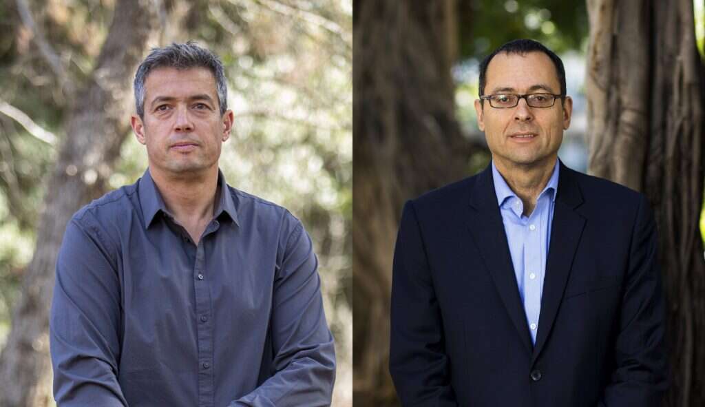 צביקה האוזר ויועז הנדל. צילומים: אריק סולטן, יוסי אלוני