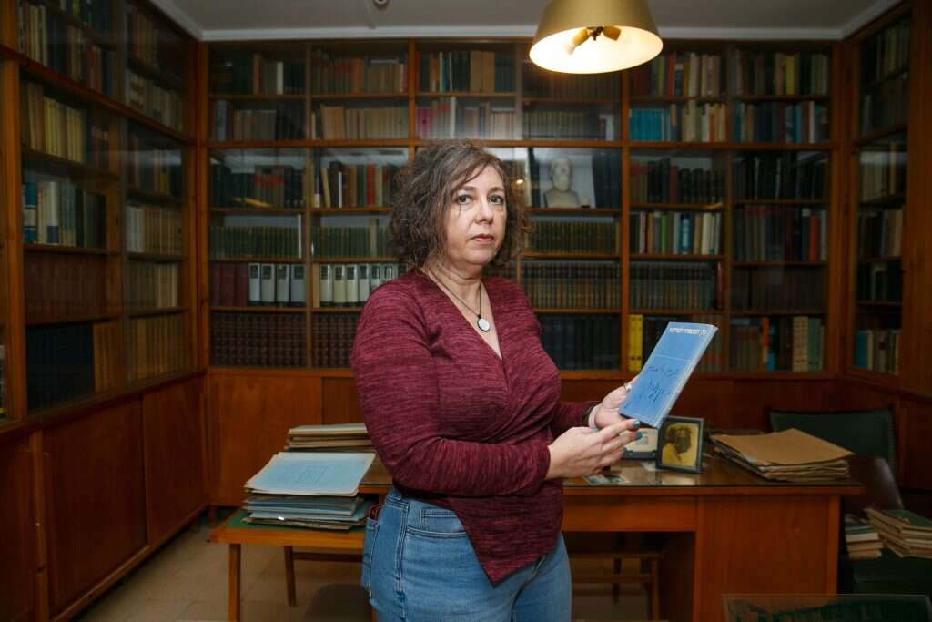 עדי יותם בצריף בן גוריון. | לירון מולדובן