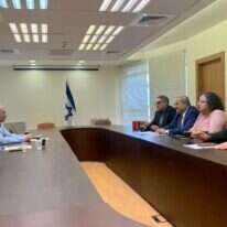 ניסנקורן ושלח בפגישה עם נציגי הרשימה המשותפת
