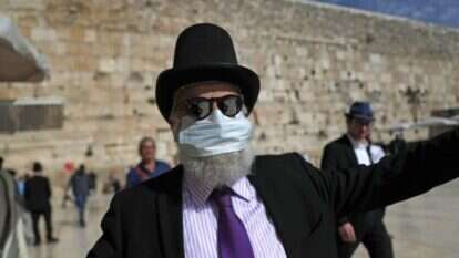 חגיגות פורים בכותל המערבי. | EPA