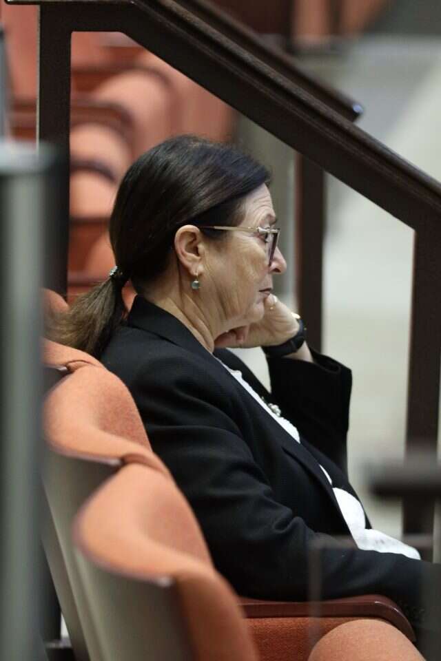 הנשיאה חיות בטקס השבעת הכנסת ה-23. | גדעון שרון, דוברות הכנסת