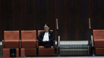 אסתר חיות בטקס השבעת הכנסת ה-23. | גדעון שרון, דוברות הכנסת