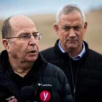 בני גנץ ומשה בוגי יעלון. | אורן בן חקון